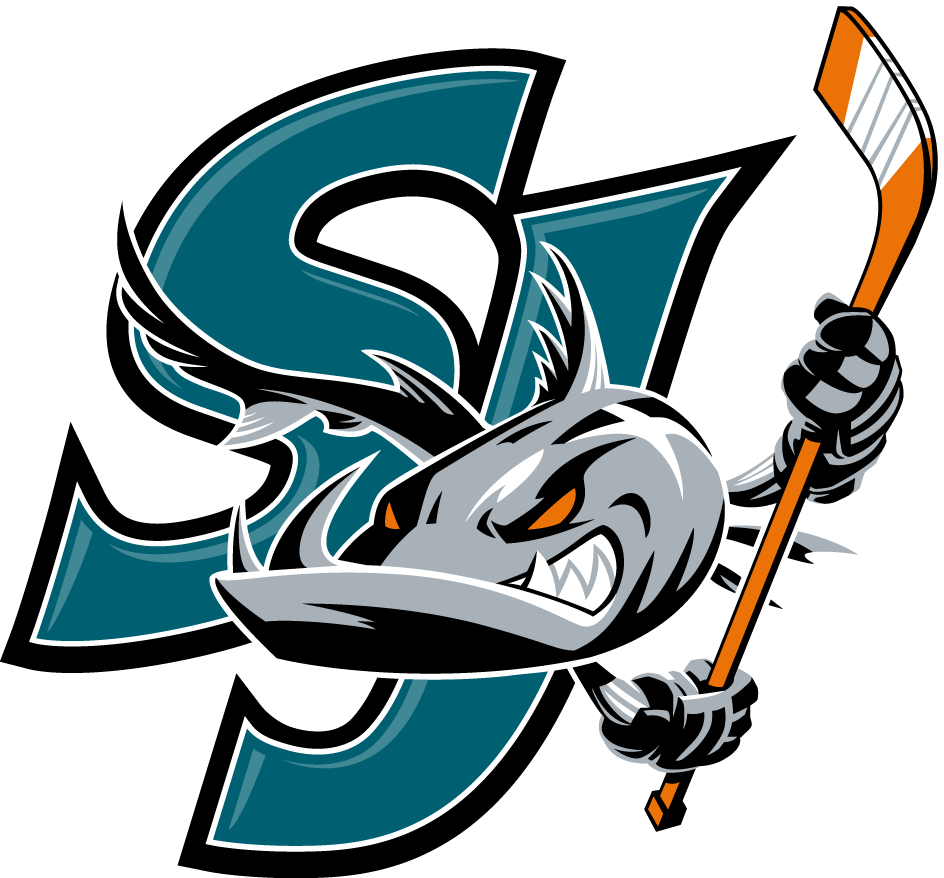 San Jose Barracuda 2015 16-2017 18 Alternate Logo 3 vinyl decal